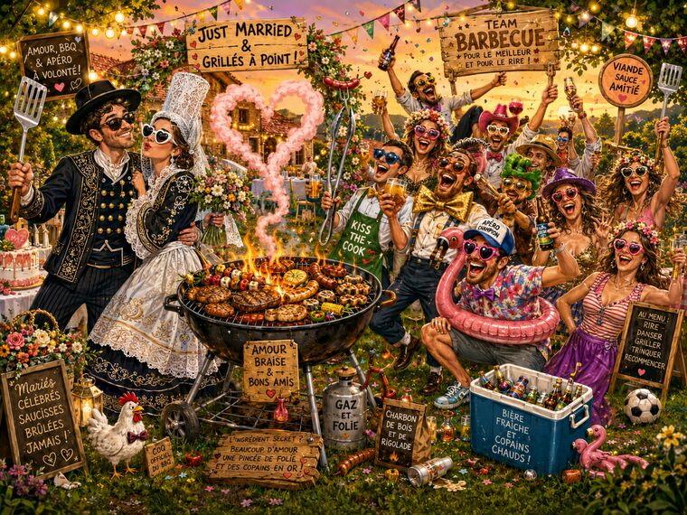 Audrey et Pascal — barbecue et bonne humeur